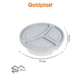ظرف غذا 3 خانه گلدپلاست مدل مایا کوچک