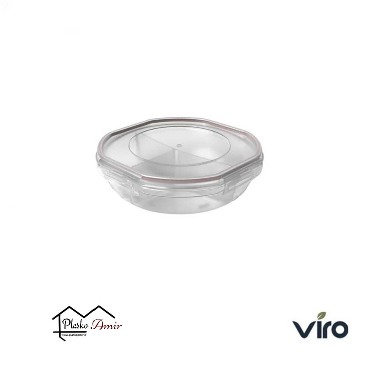 ظرف نگهدارنده ویرو دربدار سیف لاک 1500 میل 3 خانه