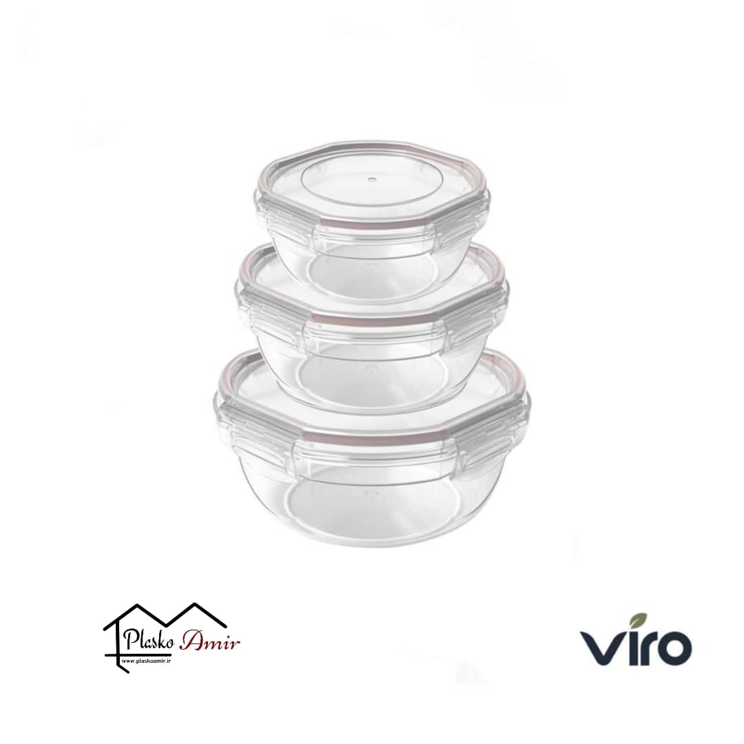 ظرف نگهدارنده ویرو سیف لاک 3 عددی