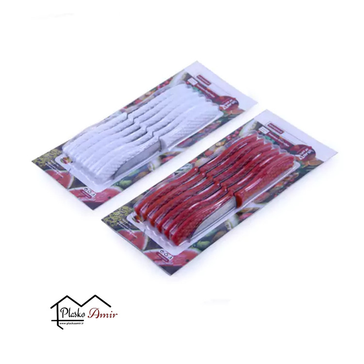 چاقو میوه خوری 12 عددی ابتکار