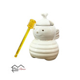 ظرف عسل خوری سرامیکی طرح زنبور