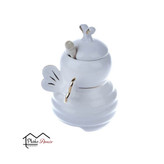 ظرف عسل خوری سرامیکی طرح زنبور