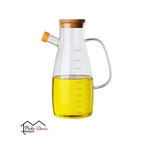 روغن ریز پیرکس درب بامبو ظرفیت ۱۰۰۰ میل