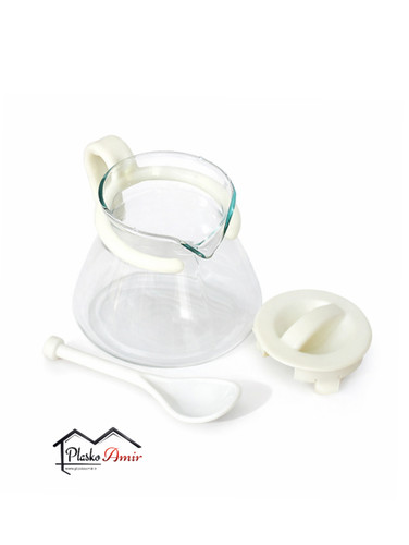 قوری زعفران پیمونه دار