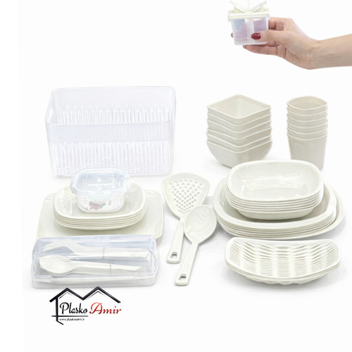 سرویس مسافرتی 60 پارچه 6 نفره لیمون