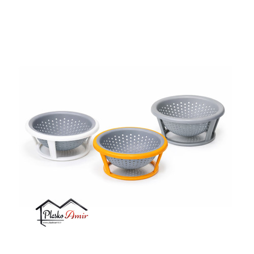 تفاله گیر سینک پایه دار سیلیکونی گرد