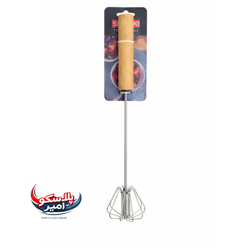 همزن چرخشی دسته چوبی شنگیا