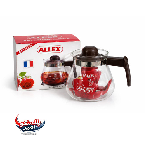 قوری پیرکس الکس مدل ایواکی فرانسه بزرگ گنجایش ۱۰۰۰ml