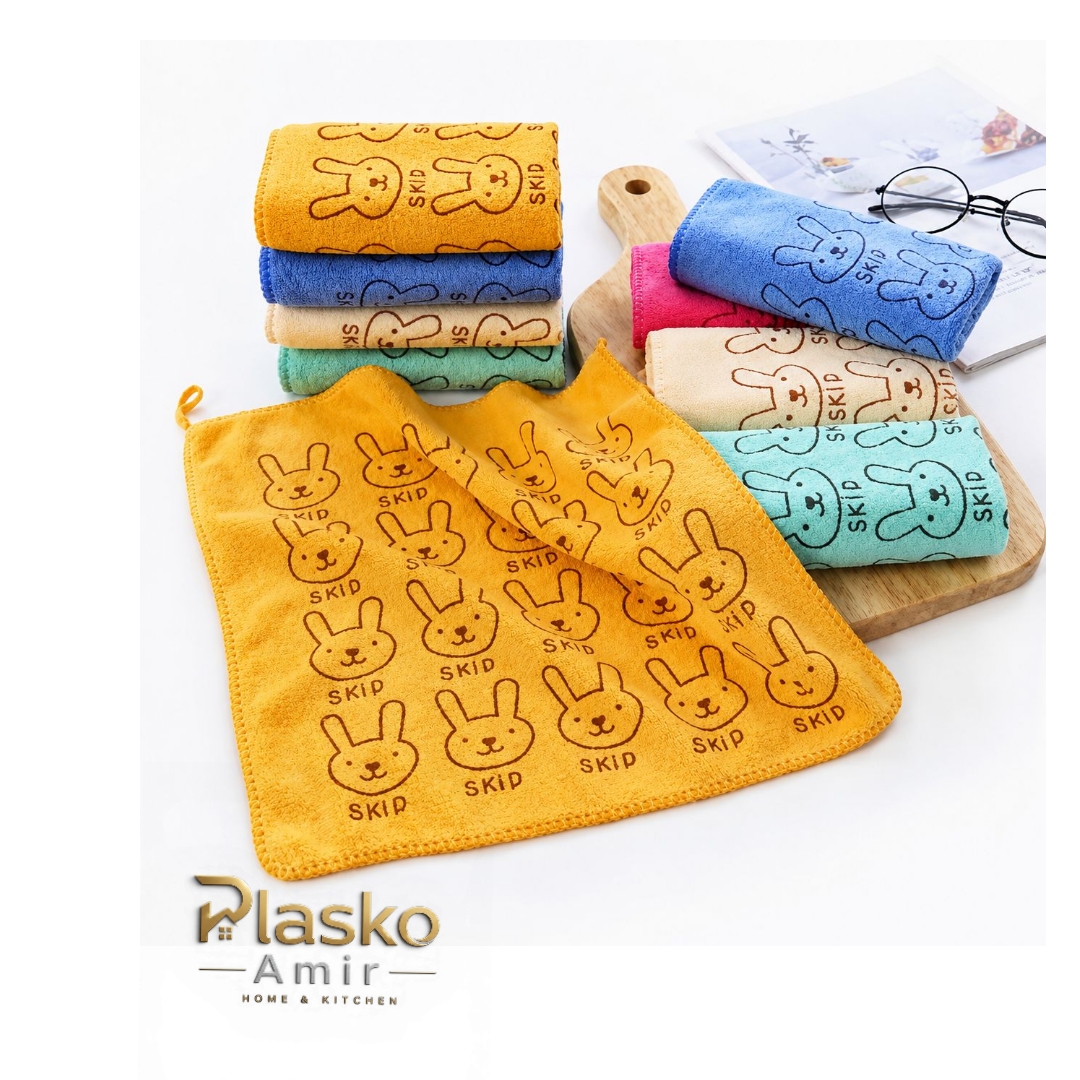دستمال آشپزخانه مدل خرگوش حوله ای 40سانت