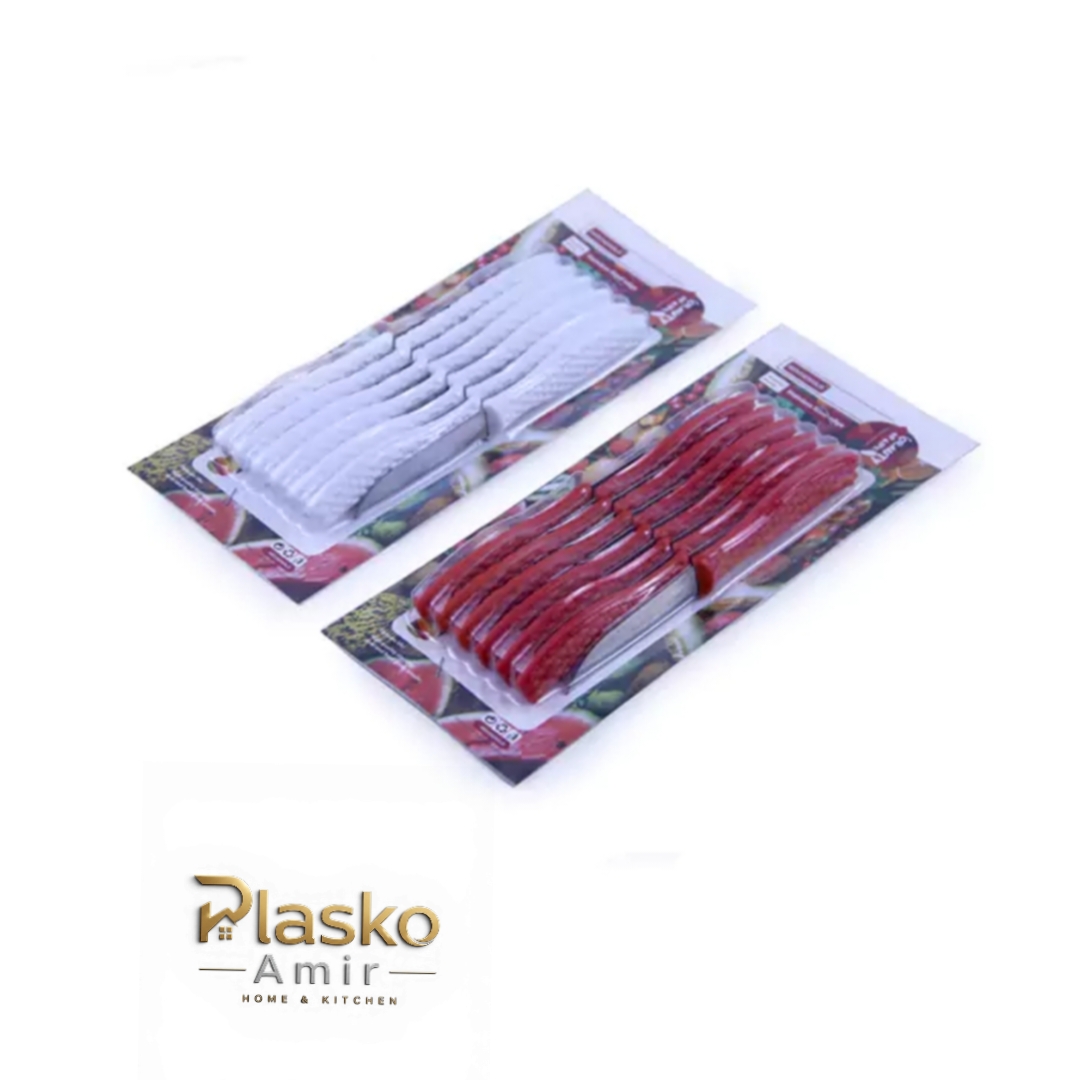 چاقو میوه خوری 12 عددی ابتکار